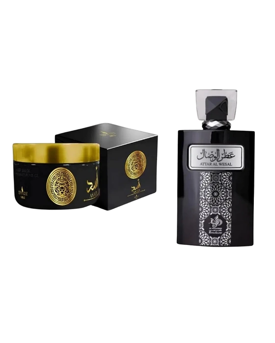 Combo Attar Al Wesal Eau de Parfum Al Wataniah - 100ml + Pasta Asad Isabelle La Belle - 200g - Masculino - miniatura 2