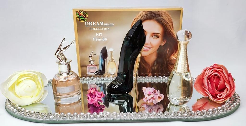 KIT FEMININO 06 DREAM BRAND 03 MINIATURAS (136,126,007)