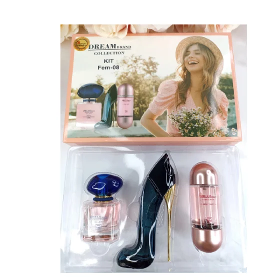 KIT FEMININO 08 DREAM BRAND 03 MINIATURAS ( MY WAY, GOOD GIRL, 212 SEXY) - imagem 1