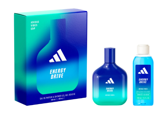 KIT PERFUME  ADIDAS ENERGY DRIVE EAU DE PARFUM 100ML