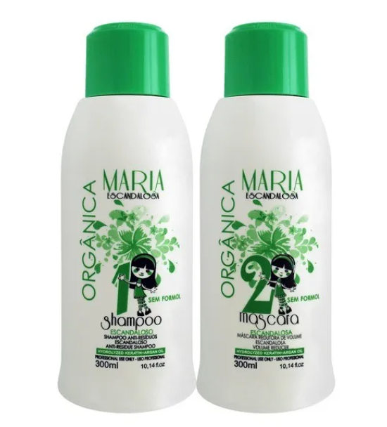 Kit Progressiva Maria Escandalosa Orgânica Sem Formol - 1L - imagem 1