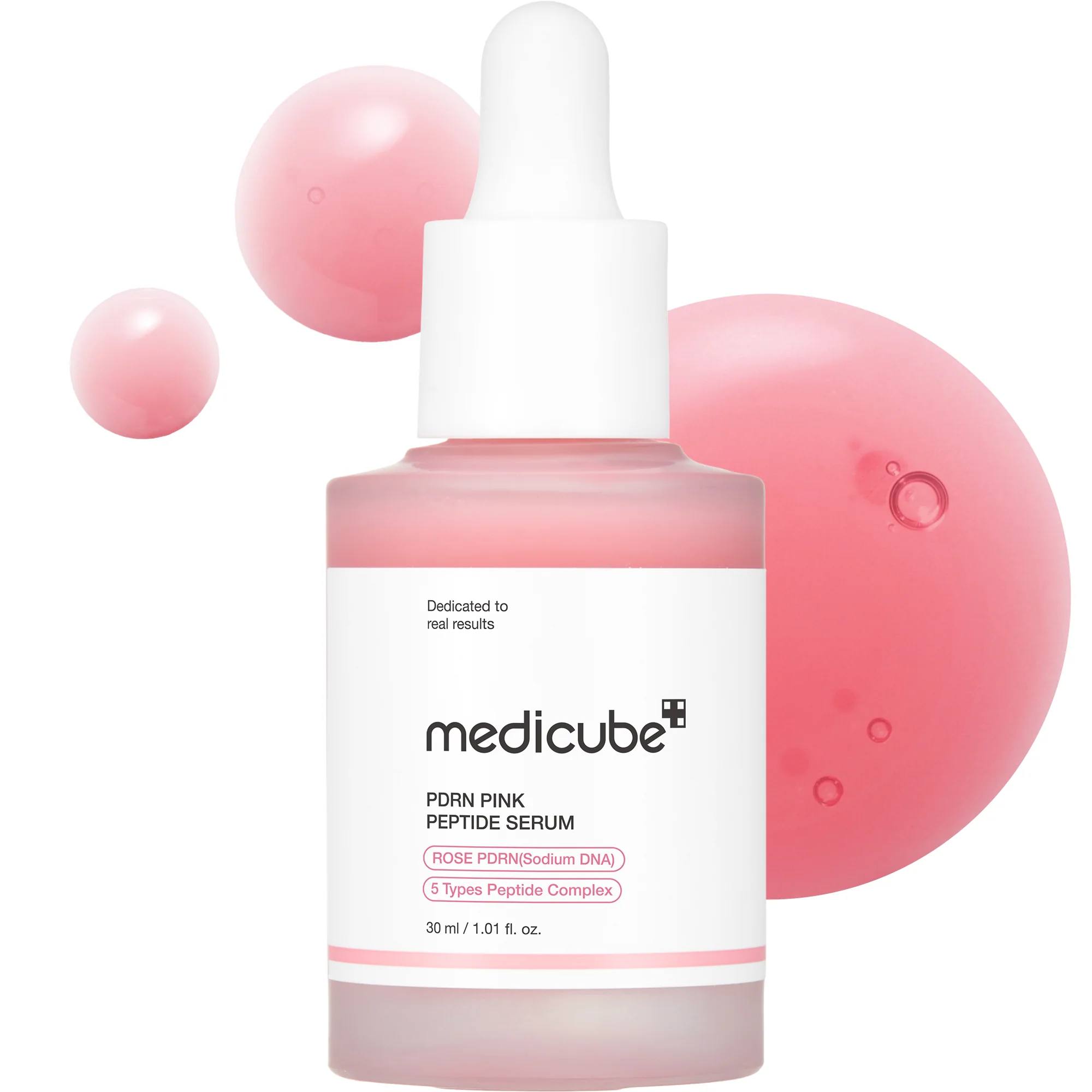 MEDICUBE PDRN PINK PEPTIDE SERUM 30ML - imagem 1