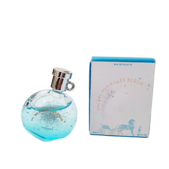 MINIATURA HERMES PARIS EAUS DES MERVEILLES BLEUE 5ML - imagem 1