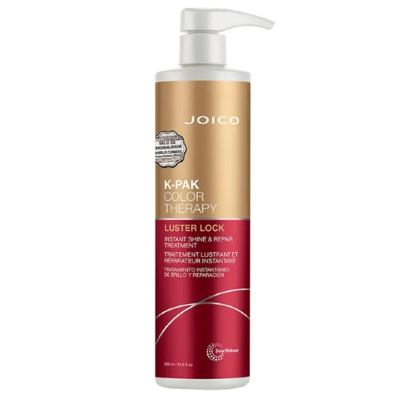 JOICO K-PAK COLOR THERAPY LUSTER LOCK INSTANT SHINE & REPAIR TREATMENT 500ML - imagem 1