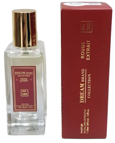 TUBETE DREAM BRAND COLLECTION 380 BACCARAT ROUGE EXTRAIT FEM 30ML - imagem 1