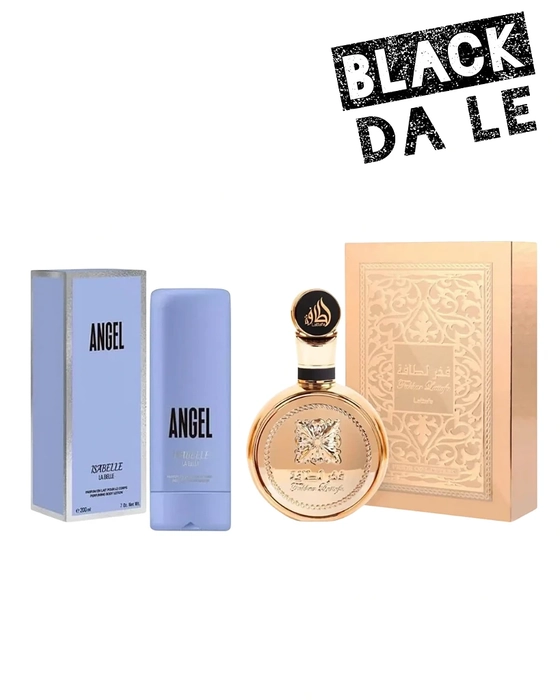 Combo Fakhar Gold Extrait Eau de Parfum Lattafa - 100ml + Hidratante Angel Isabelle - 200ml - miniatura 2