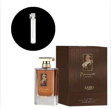 AMOSTRA LATTAFA WASAM SARJ EAU 100ML 1ML - imagem 1