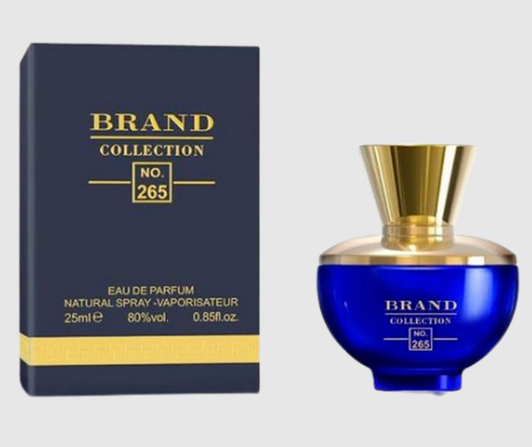 MINIATURA BRAND COLLECTION 265 DYLAN BLUE VERSACE FEM 25ML - imagem 1