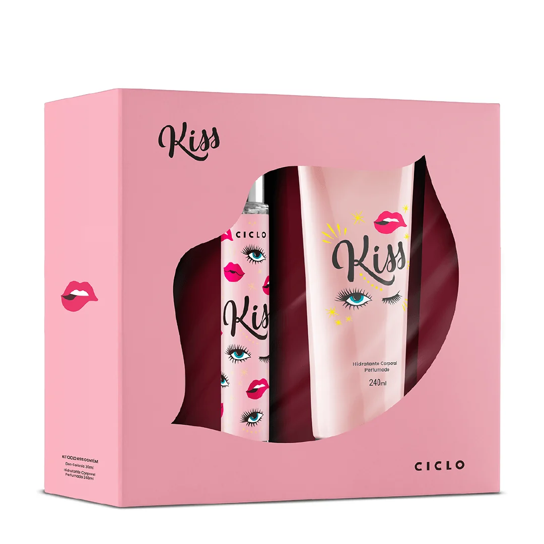 Estojo Ciclo Kiss (hidratante 240ml+colonia 30ml)