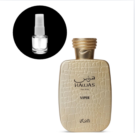 DECANTE PERFUME RASASI HAWAS VIPER FOR MEN EDP  5ML - imagem 1