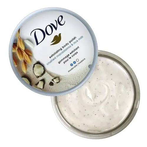 ESFOLIANTE DOVE CRUSHED MACADAMIA & RICE MILK - imagem 1
