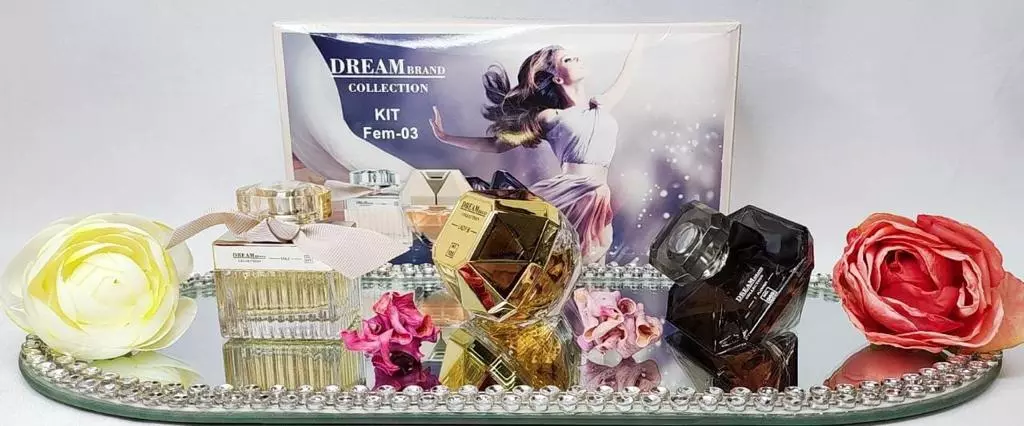 KIT FEMININO 03 DREAM BRAND 03 MINIATURAS (177,105,069) - imagem 1