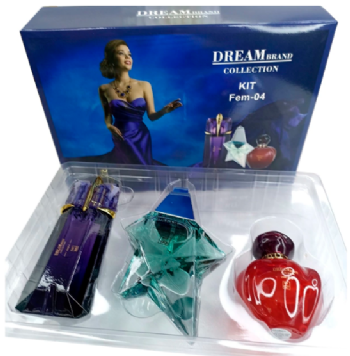 KIT FEMININO 04 DREAM BRAND COLLECTION 03 MINIATURAS (043,168,027) - imagem 1