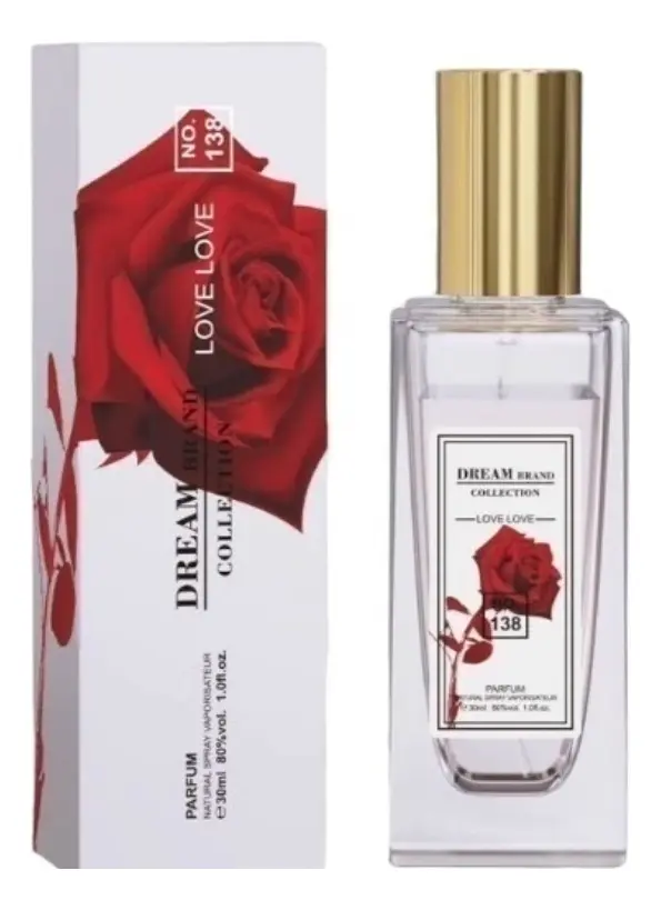 TUBETE DREAM BRAND COLLECTION 138 AMOR AMOR FEM 30ML - imagem 1