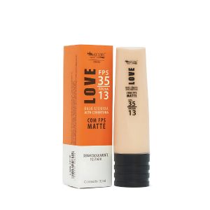 BASE LIQUIDA ALTA COBERTURA  35 FPS COR 50 A 55 6 CORES - MAX LOVE COR:COR-55 - miniatura 2