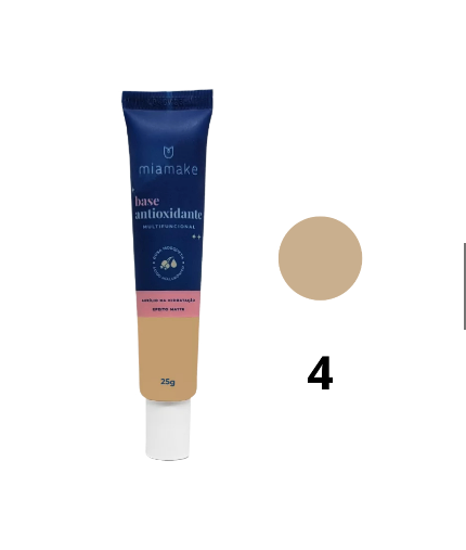 BASE LIQUIDA ANTIOXIDANTE CORES MEDIAS (3 CORES) - MIAMAKE COR:MCOR4 - imagem 1