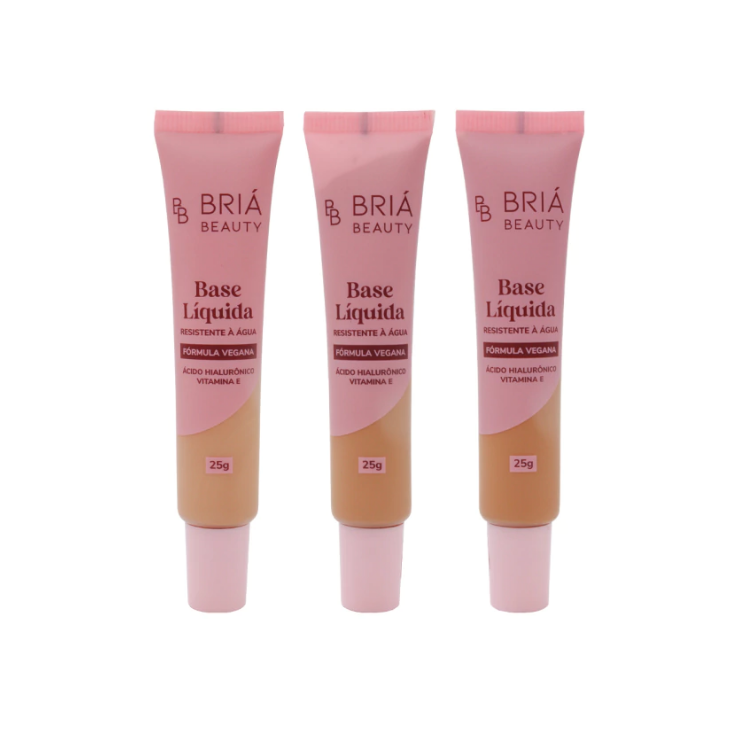 BASE LIQUIDA BRIA BEAUTY C  25G ( 3 CORES ) - BRIA COR:08 - miniatura 2