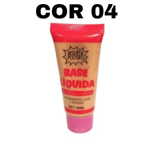 BASE LIQUIDA CONFORTAVEL E NATURAL 40ML 6 TONS - SUPER PODERES COR:04 - imagem 1