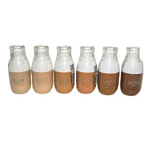 BASE LIQUIDA LONGA DURAÇÃO RESISTENTE A  AGUA 6 TONS - LUA E NEVE COR:04 - miniatura 2