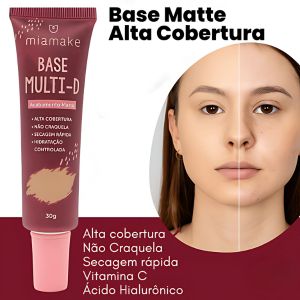 BASE LIQUIDA MATTE MULTI-D (5 CORES) -MIAMAKE COR:COR3 - miniatura 3