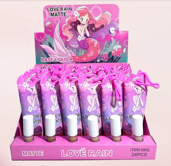 BASE LIQUIDA MATTE PEQUENA SEREIA - LOVE RAIN COR:05 - miniatura 2