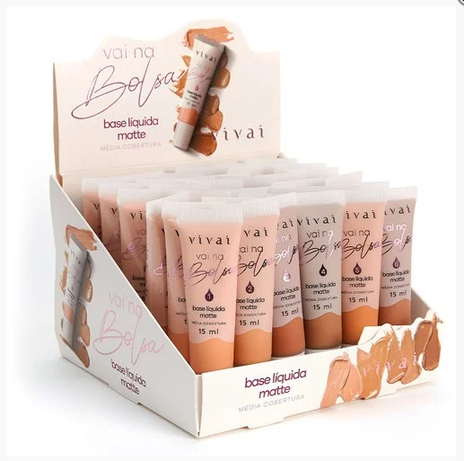 BASE LIQUIDA MATTE VAI NA BOLSA 18ML - VIVAI COR:VBVB-5 - miniatura 3