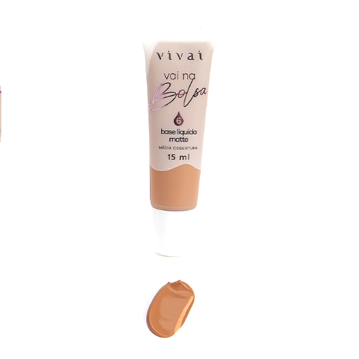 BASE LIQUIDA MATTE VAI NA BOLSA 18ML - VIVAI COR:VBVB-6