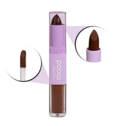 BATOM DUO MATTE 2 EM 1 MOOD (06 CORES) - RUBY ROSE COR:CM-15 - imagem 1