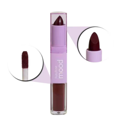 BATOM DUO MATTE 2 EM 1 MOOD (06 CORES) - RUBY ROSE COR:CM-18