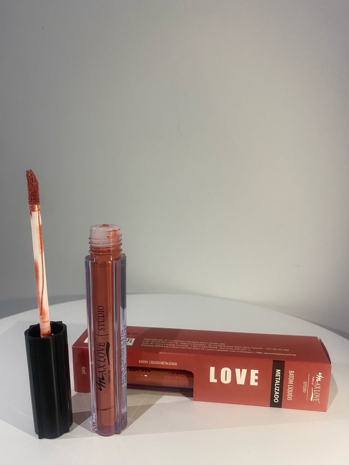 Batom Liquido Metalizado (cor 770 Ao 775) - Max Love Cor:773