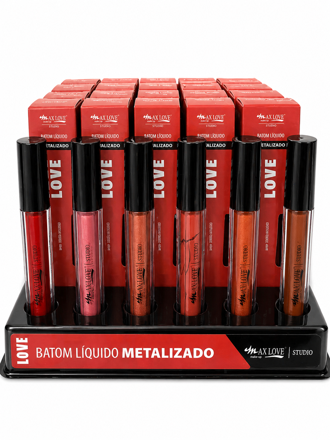 Batom Liquido Metalizado (cor 770 Ao 775) - Max Love Cor:773 — miniatura 3