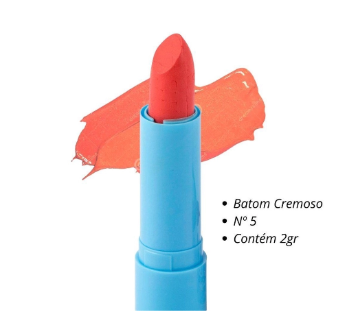 Batom Sereia Bella Teen ( 7 Cores ) Safira Cor:05