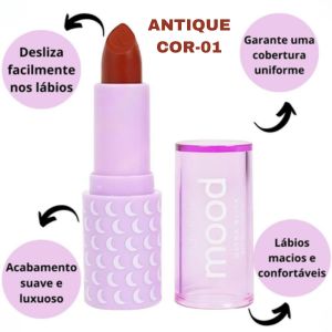 Batom Ultra Slick Mood - Ruby Rose Cor:cor-01 — miniatura 2