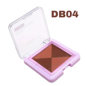 Blush Compacto Duo ( 5 Cores ) Alta Pigmentacao - Ruby Rose Cor:db04