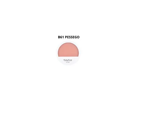BLUSH EM PÓ MAKE UP ART (6 CORES) 7,4 g -RUBY ROSE COR:B61