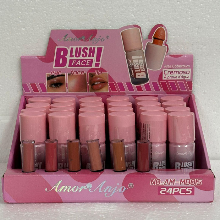 Blush Face Para Boca, Rosto e Olhos - Amor Anjo Cor:aa-04
