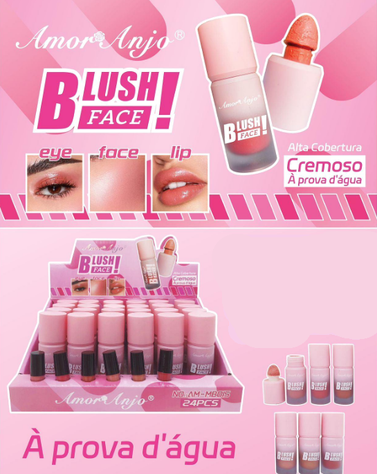 Blush Face Para Boca, Rosto e Olhos - Amor Anjo Cor:aa-06 — miniatura 3
