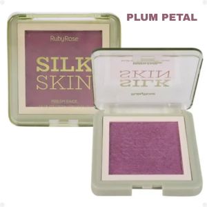 Blush Fresh Face Silk Skin (3 Tons) -Ruby Rose Cor:plum Petal