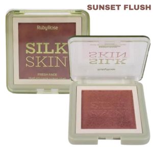 Blush Fresh Face Silk Skin (3 Tons) -Ruby Rose Cor:sunset Flush