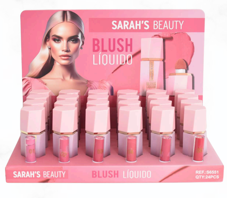 Blush Liquido ( 06 Tons ) - Sarah'S Beauty Cor:sb03 — miniatura 2