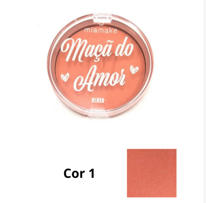 Blush Maçã do Amor (3 Tons) - Miamake Cor:01