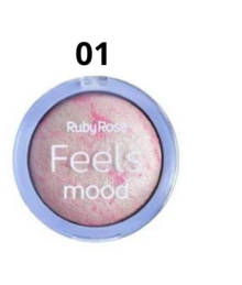 Blush Marble Feels Mood 11g (6 Cores) Ruby Rose Cor:01