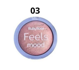 Blush Marble Feels Mood 11g (6 Cores) Ruby Rose Cor:03