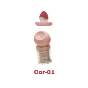BLUSH TEXTURA LIQUIDA 6 TONS - LUA E NEVE COR:01 - imagem 1
