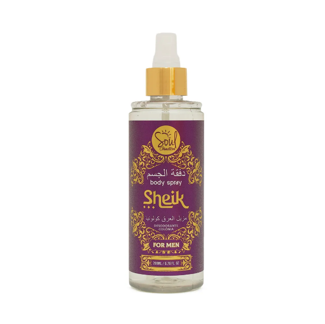 Body Splash Arabe Masculino Sheik 200 Ml - Soul