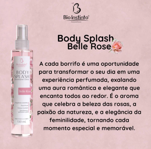Body Splash Belle Rose 130 Ml -Bio Instinto — miniatura 2