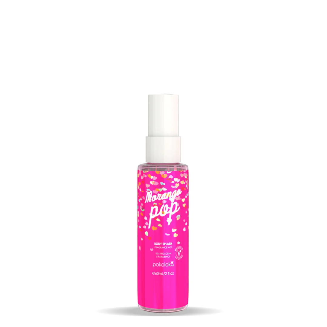 Body Splash Morango Pop 60ml -Pokoloka