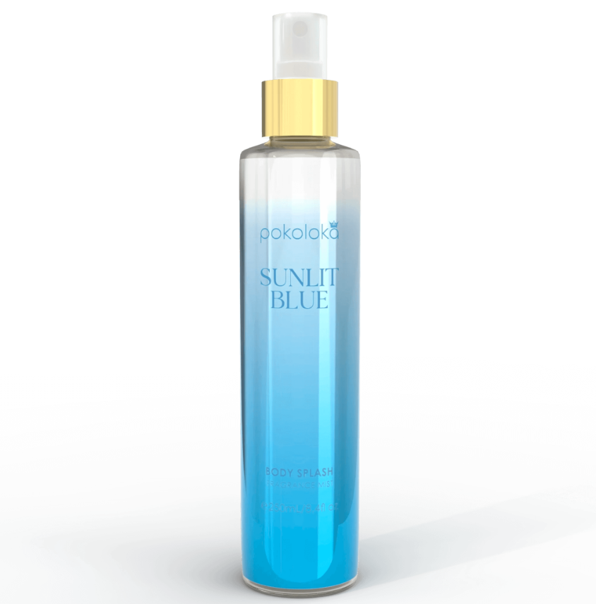 BODY SPLASH SUNLIT BLUE 250ML POKOLOKA - imagem 1