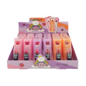 Box Batom Coração Matte 6 Tons ( Box Com 24 Unidades ) - Lua e Neve