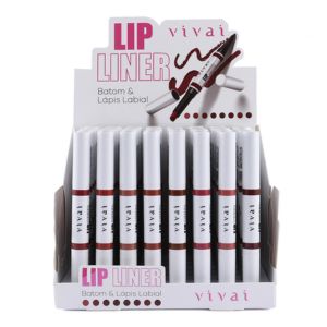 Box Batom e Lapis Labial 8 Cores ( Box Com 48 Unidades ) - Vivai
